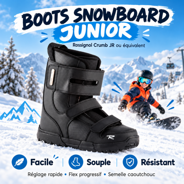 Boots Snowboard Juniors – pied de 20 à 23 cm