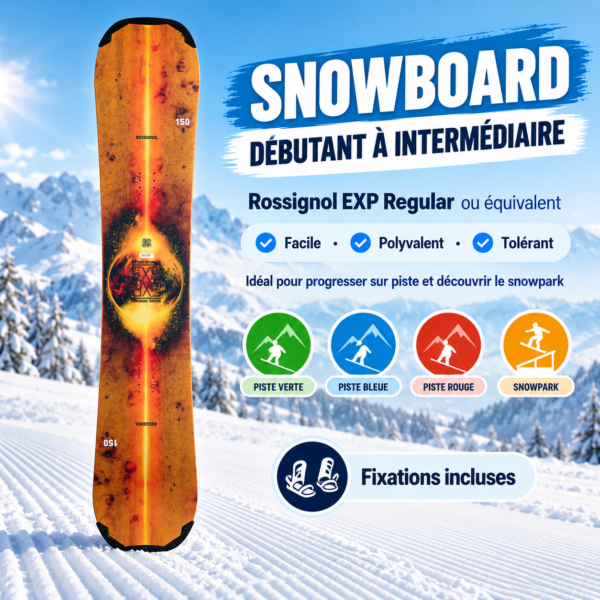 Snowboard Débutant à Intermédiaire