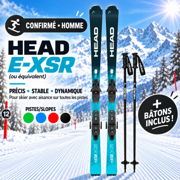 Skis piste Confirmé hommes