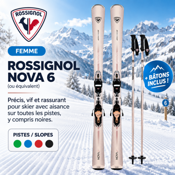Skis piste confirmé femmes