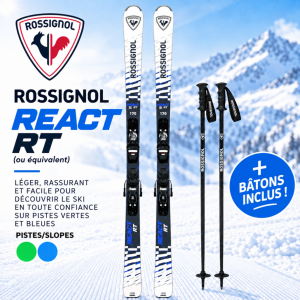 Skis piste débutant femmes